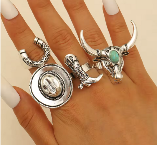 Wildrein Western Ring Set